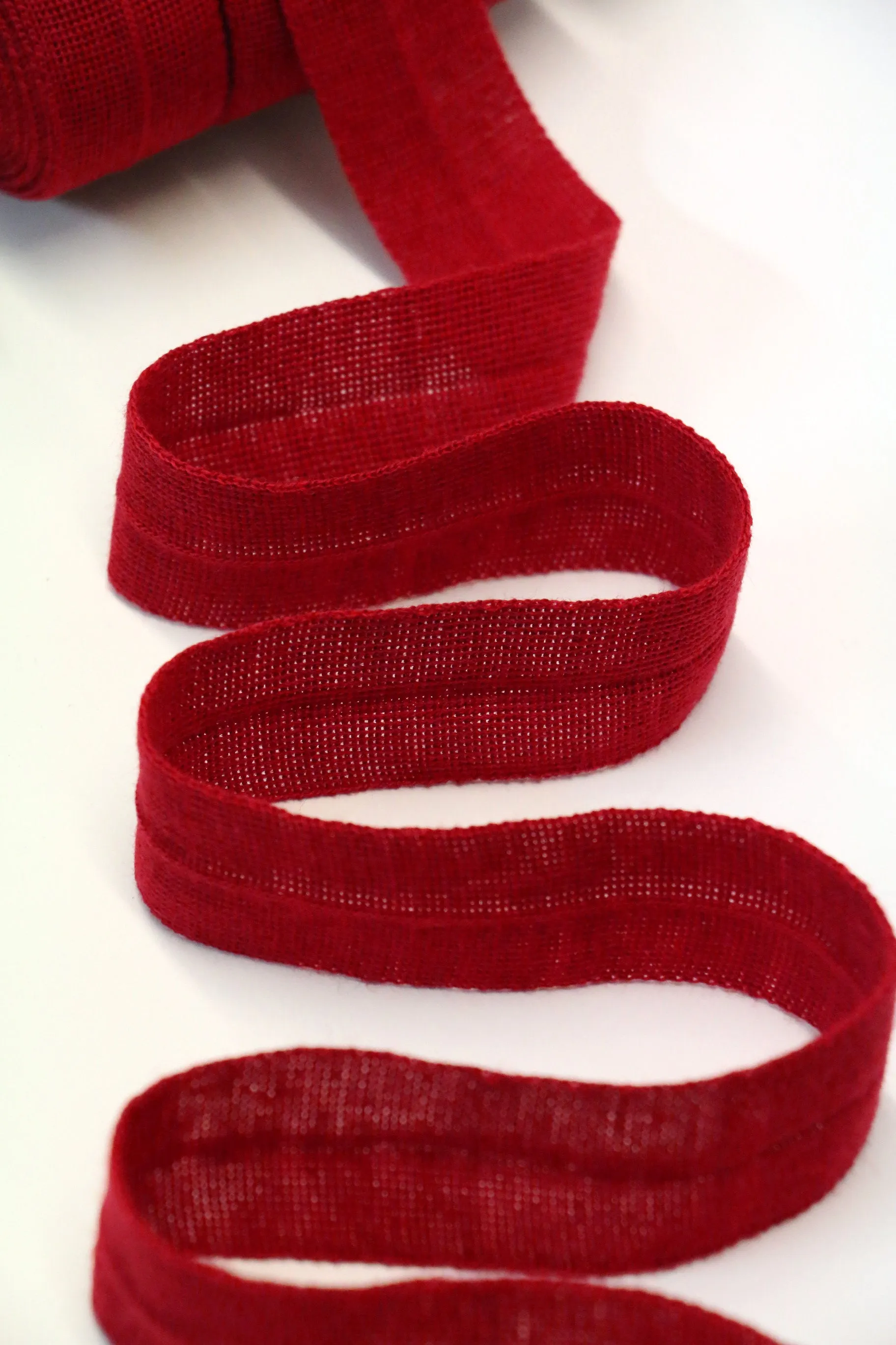 30mm Wool Binding - Red