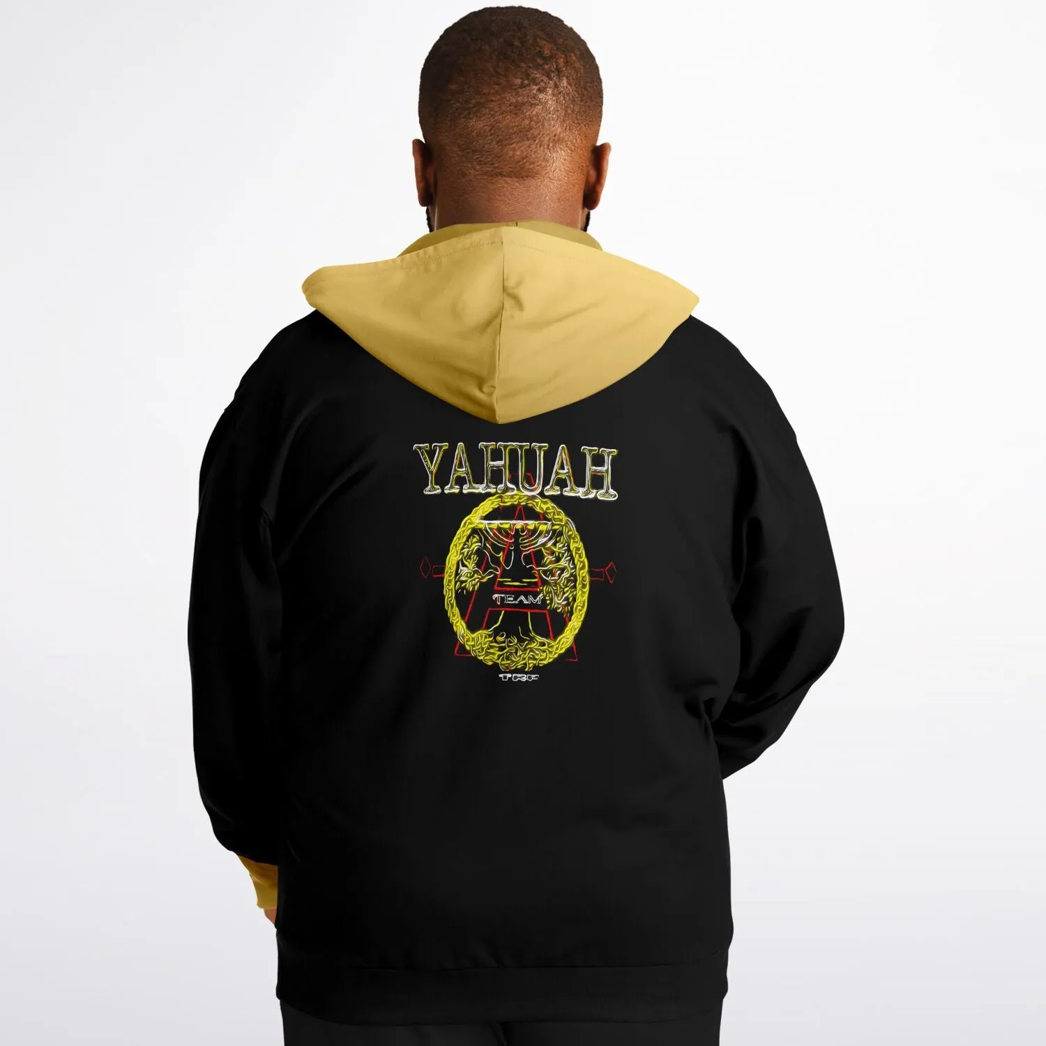 A-Team 01 Gold Designer Athletic Full Zip Unisex Plus Size Hoodie