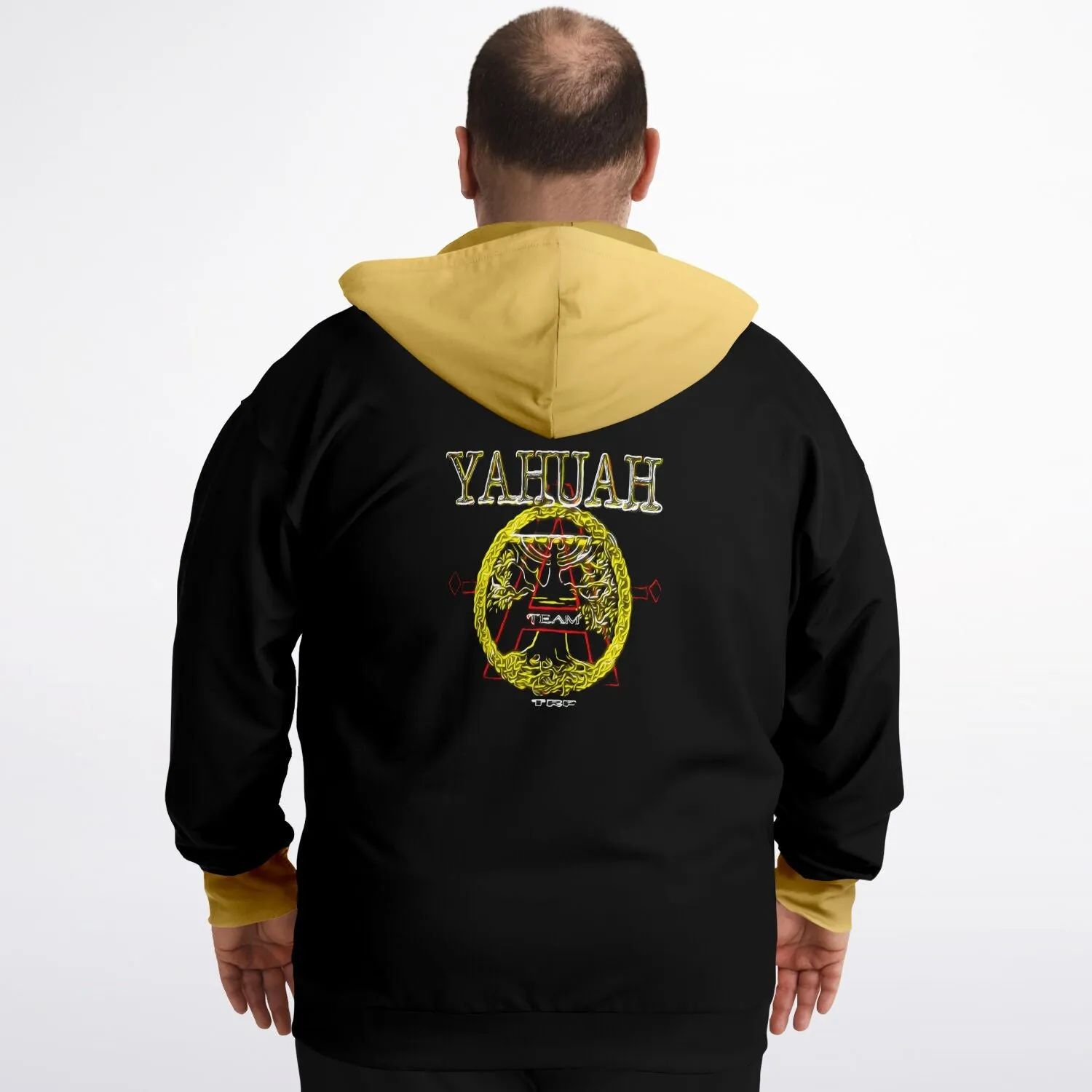 A-Team 01 Gold Designer Athletic Full Zip Unisex Plus Size Hoodie