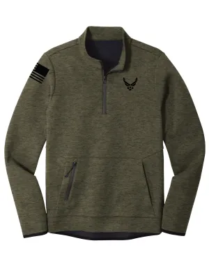 Air Force Quarter Zip (4X, Green)