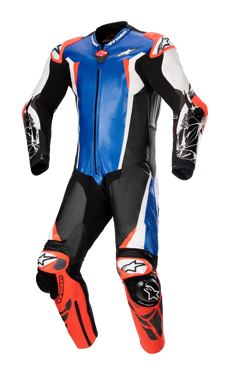 ALPINESTARS Racing Absolute v2 Leather Suit - Black/Blue/White/Red - US 40 / EU 50 3156323718350