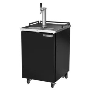 Beverage-Air BM23HC-B 24" Black Single Tap Kegerator Beer Dispenser - (1) 1/2 Keg Capacity