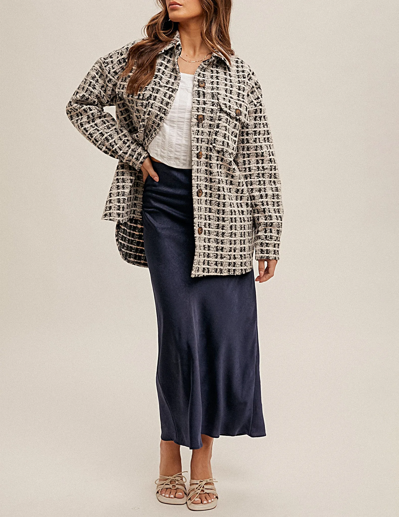 Blake Checkered Boucle Jacket