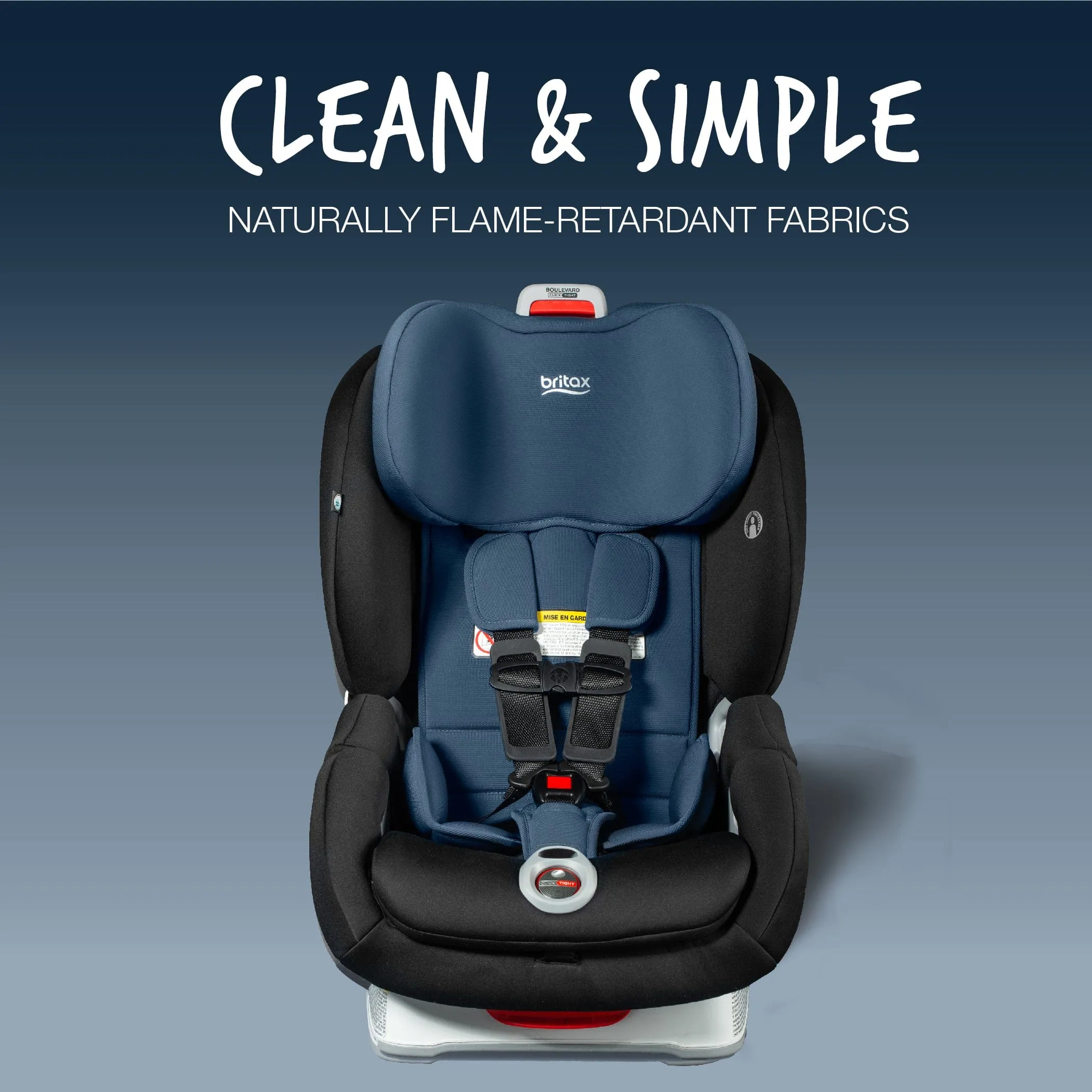 Britax Boulevard Clicktight Convertible Car Seat (Safewash)