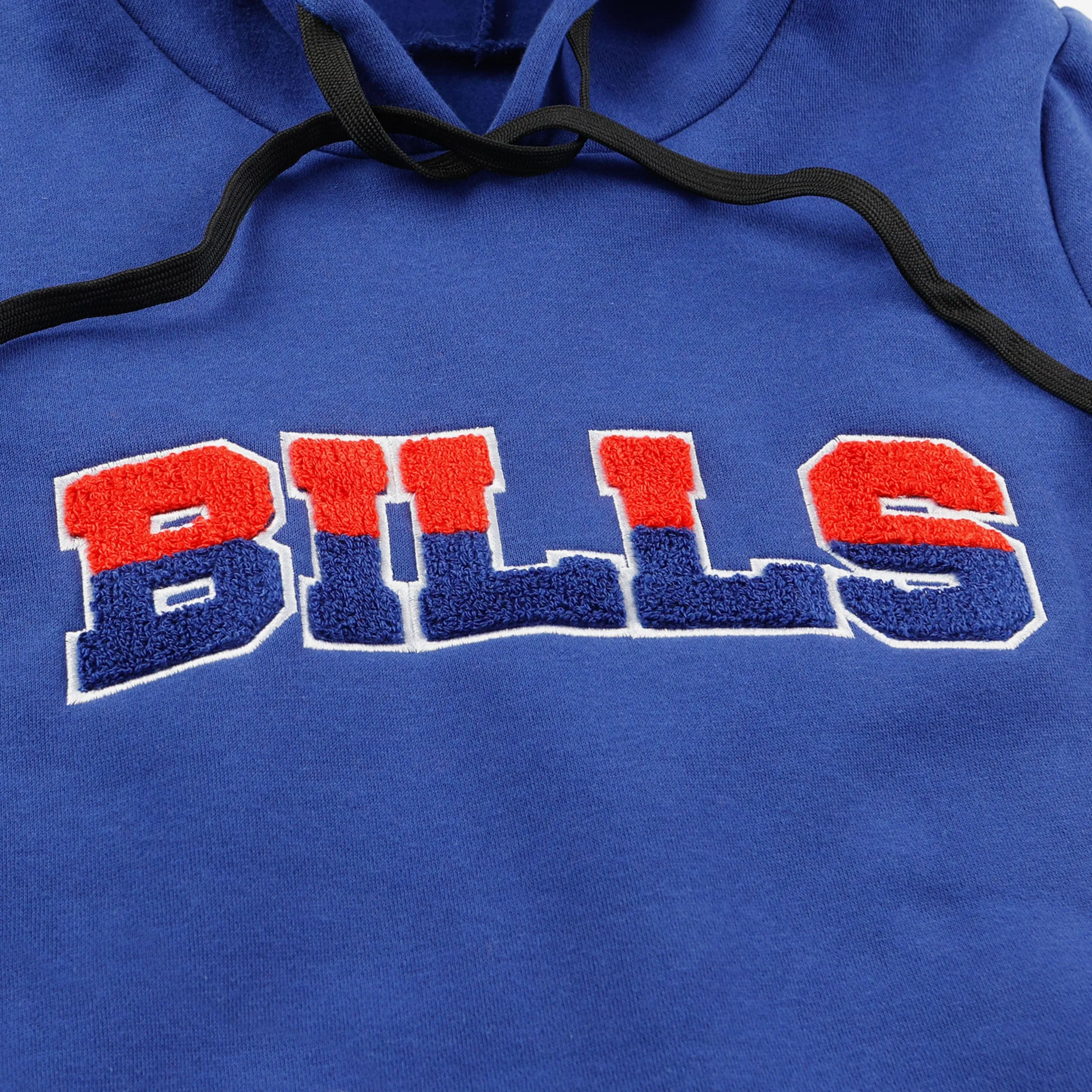 Buffalo Bills Womens Cropped Chenille Hoodie