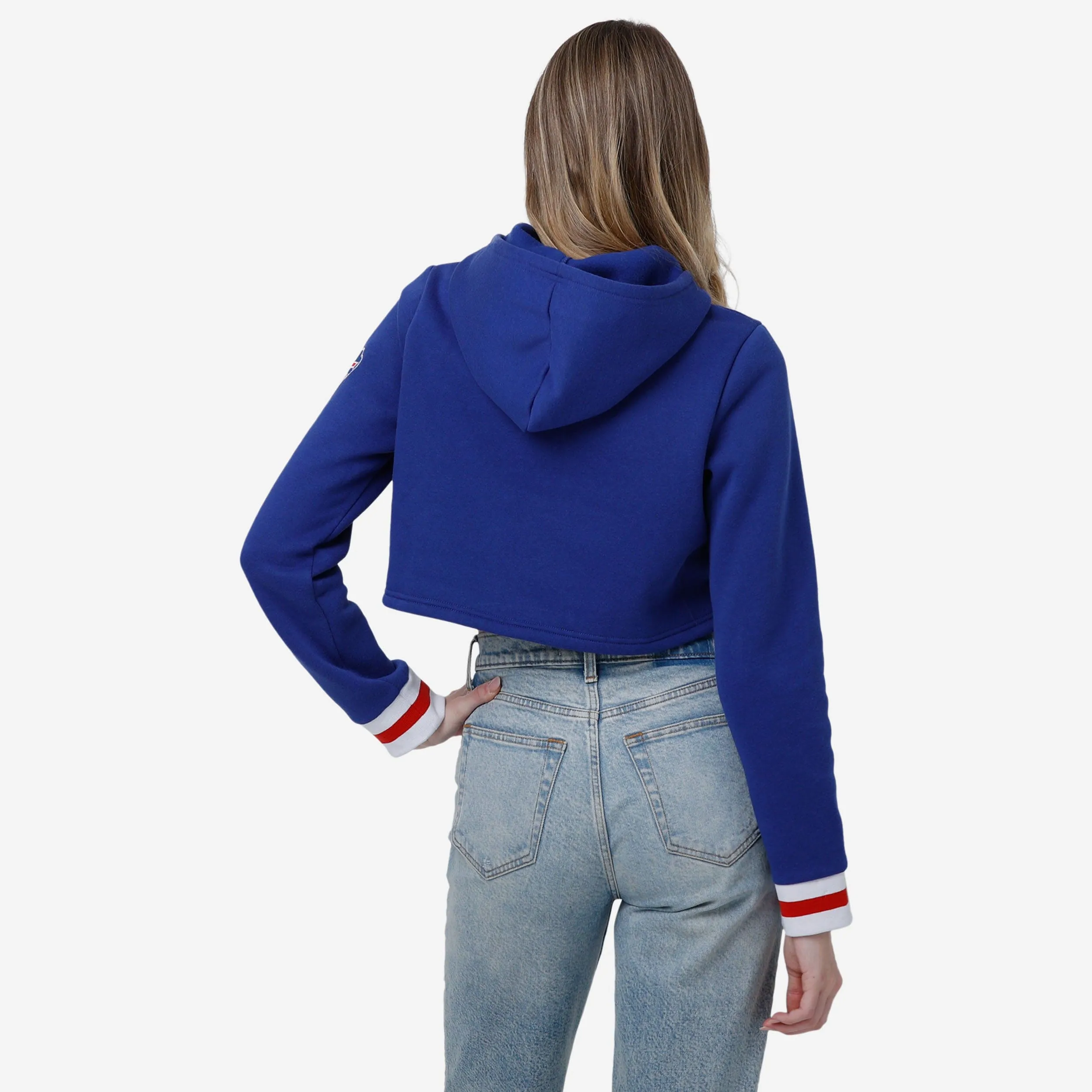 Buffalo Bills Womens Cropped Chenille Hoodie