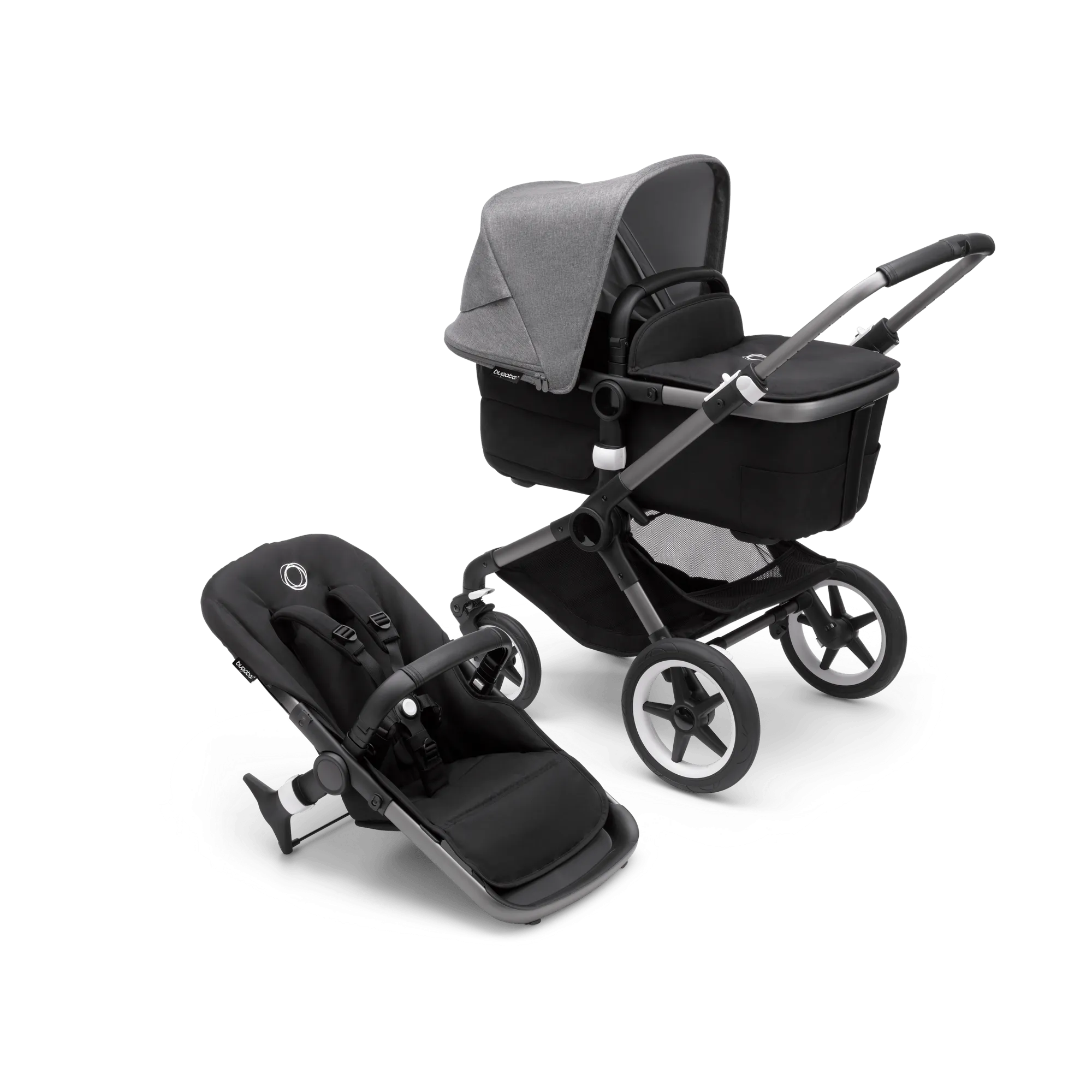 Bugaboo Fox3 Complete Stroller Graphite Base