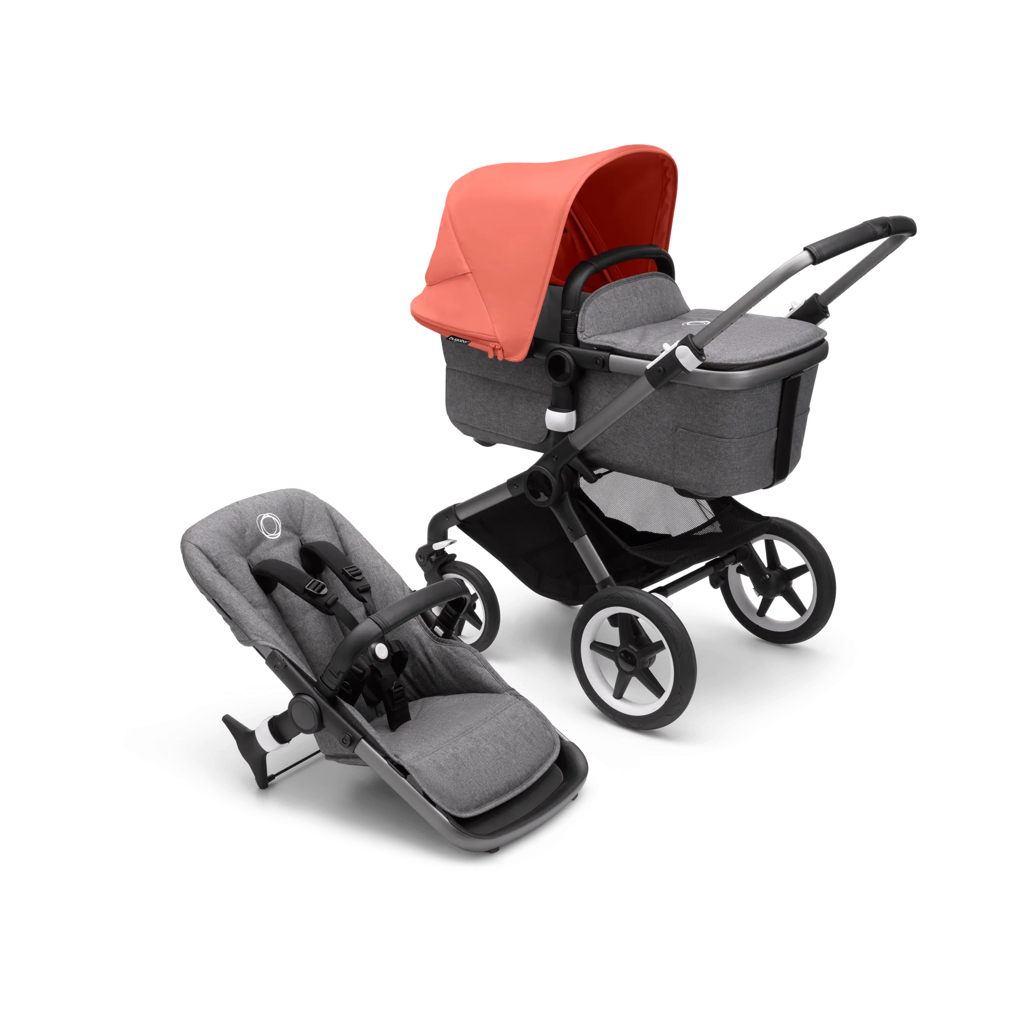 Bugaboo Fox3 Complete Stroller Graphite Base