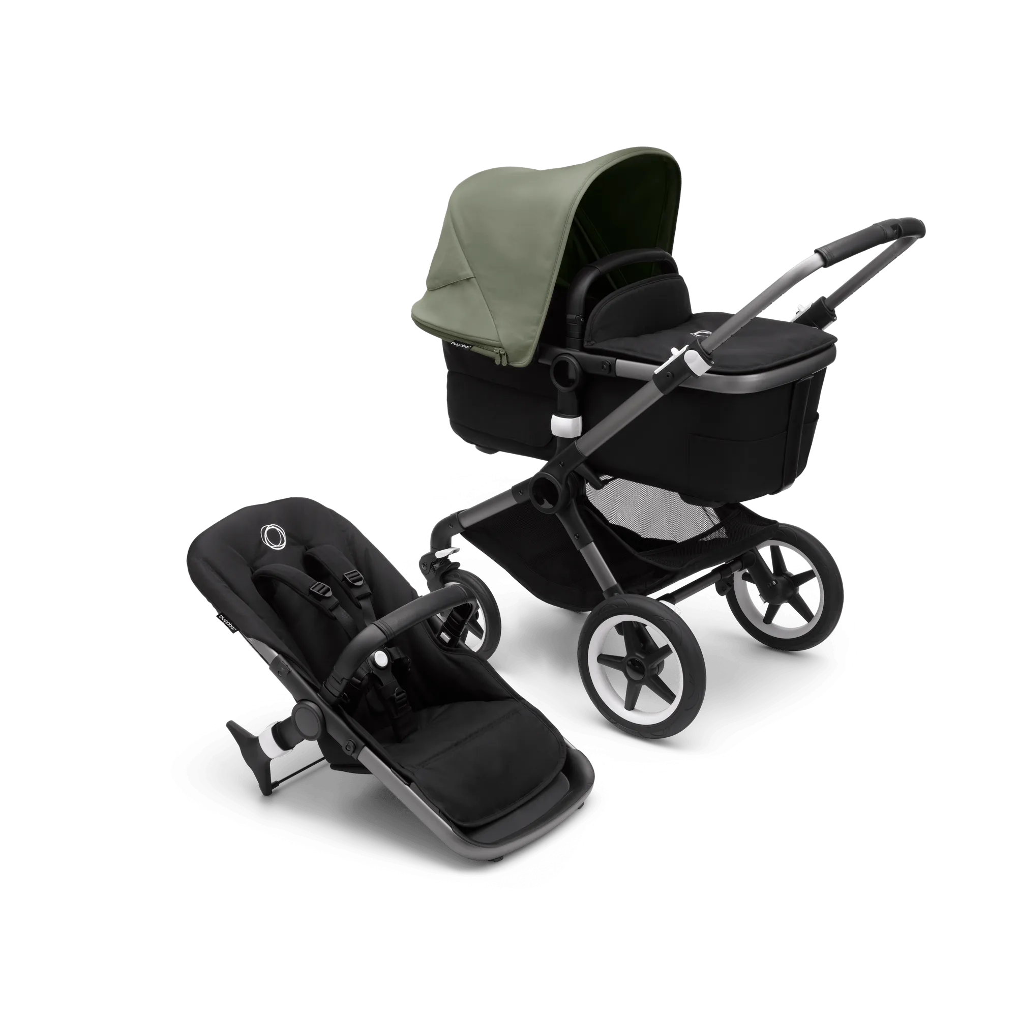 Bugaboo Fox3 Complete Stroller Graphite Base