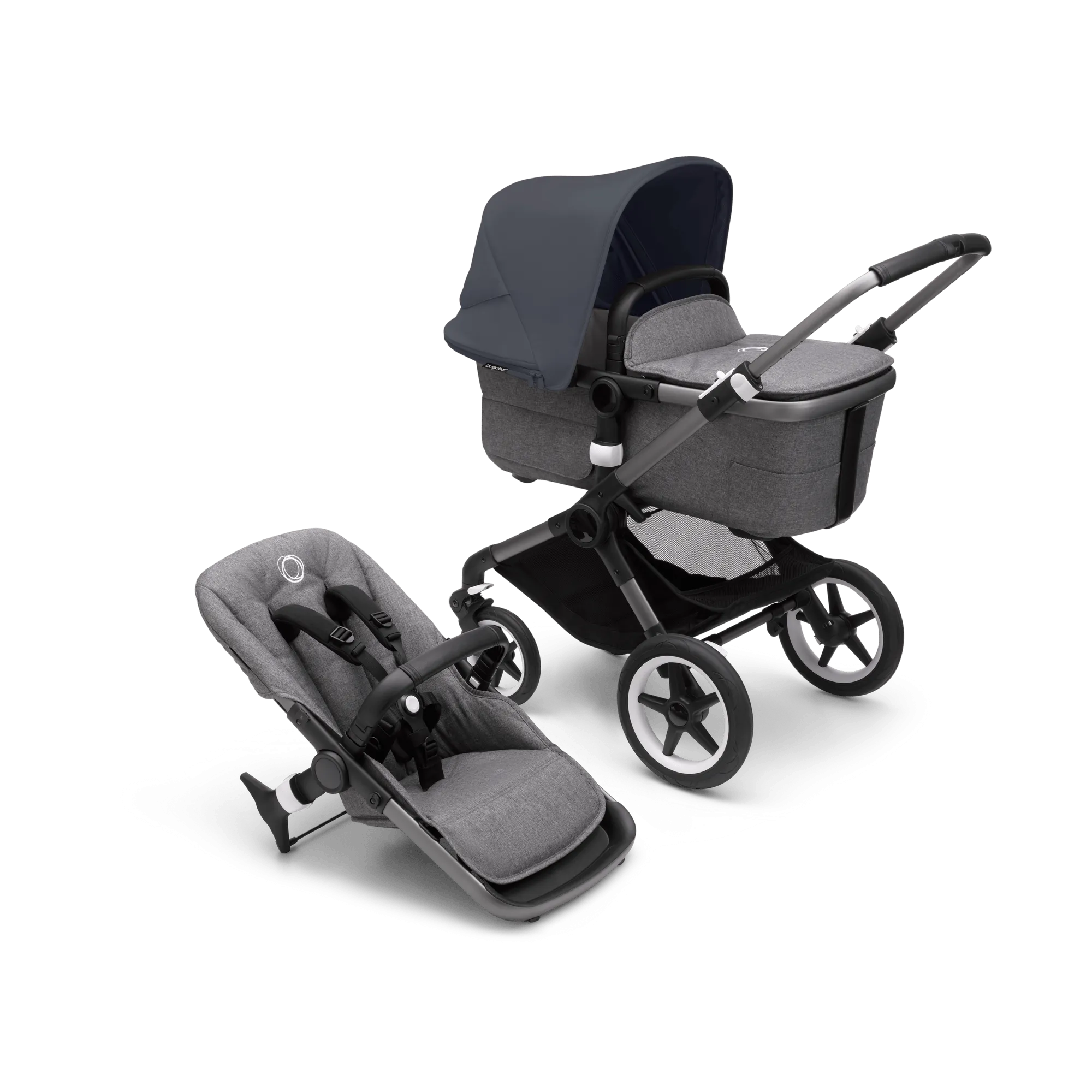 Bugaboo Fox3 Complete Stroller Graphite Base