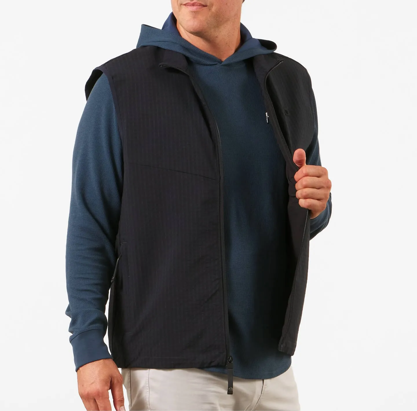 Cassidy Grid Fleece Vest