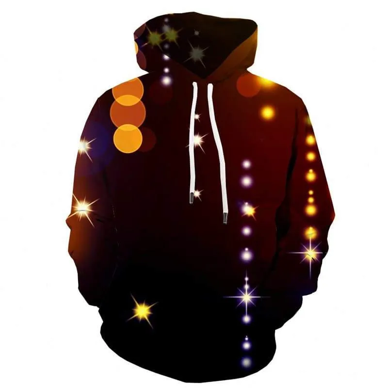 Christmas Hoodie Men Party Sweatshirt Printed Galaxy Hoody Anime Unisex Hip Hop