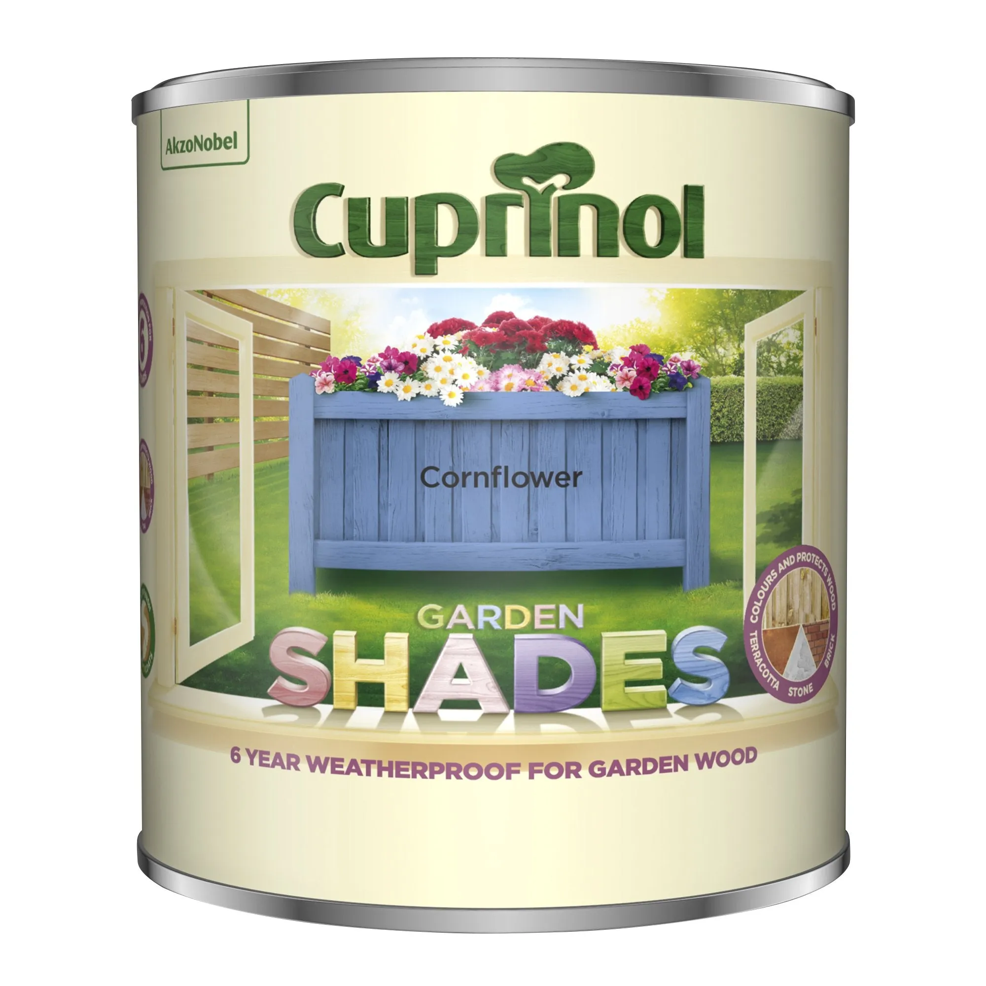 Cuprinol Garden Shades Exterior Woodcare - Cornflower 1L