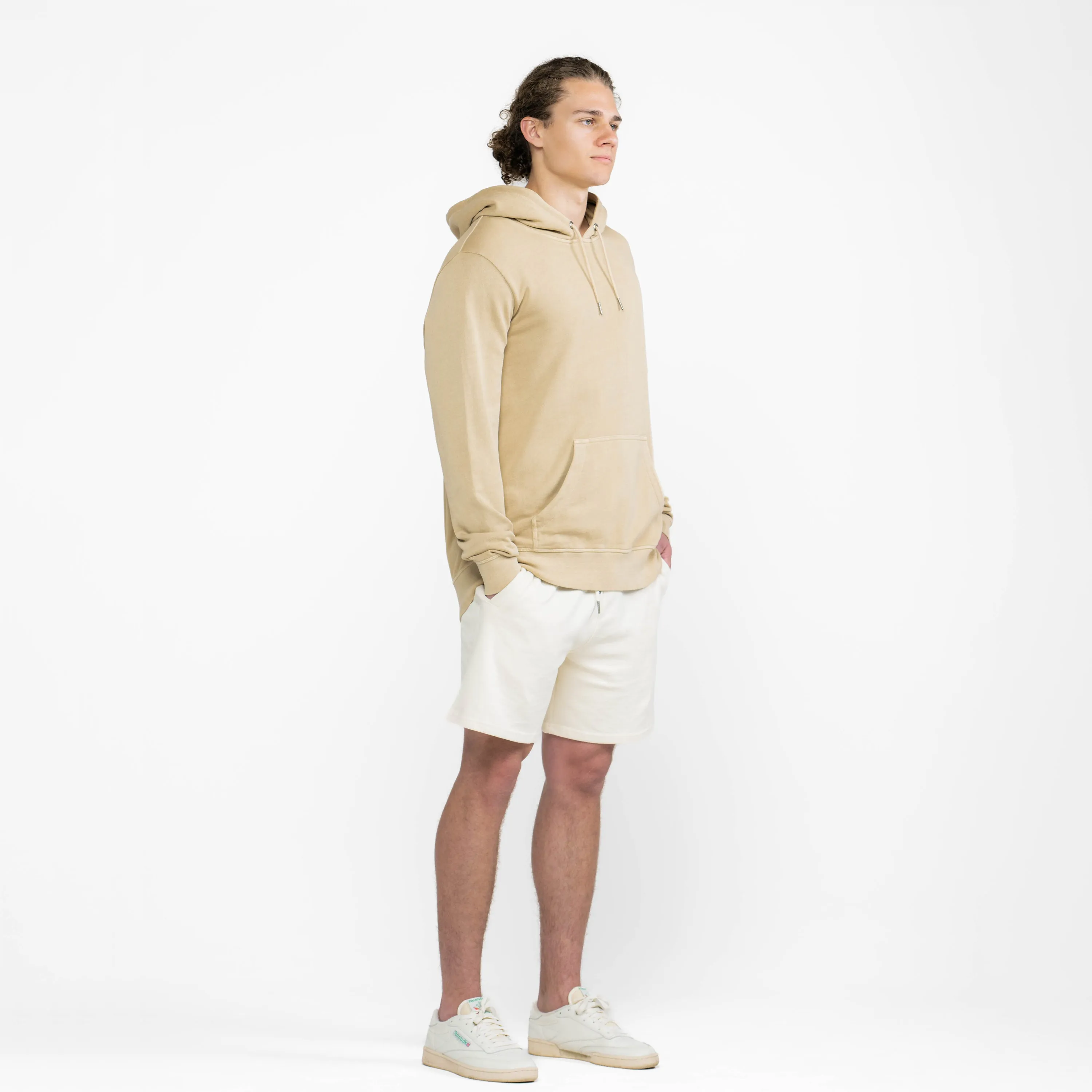 Dune Organic Cotton French Terry Hooded Sweatshirt