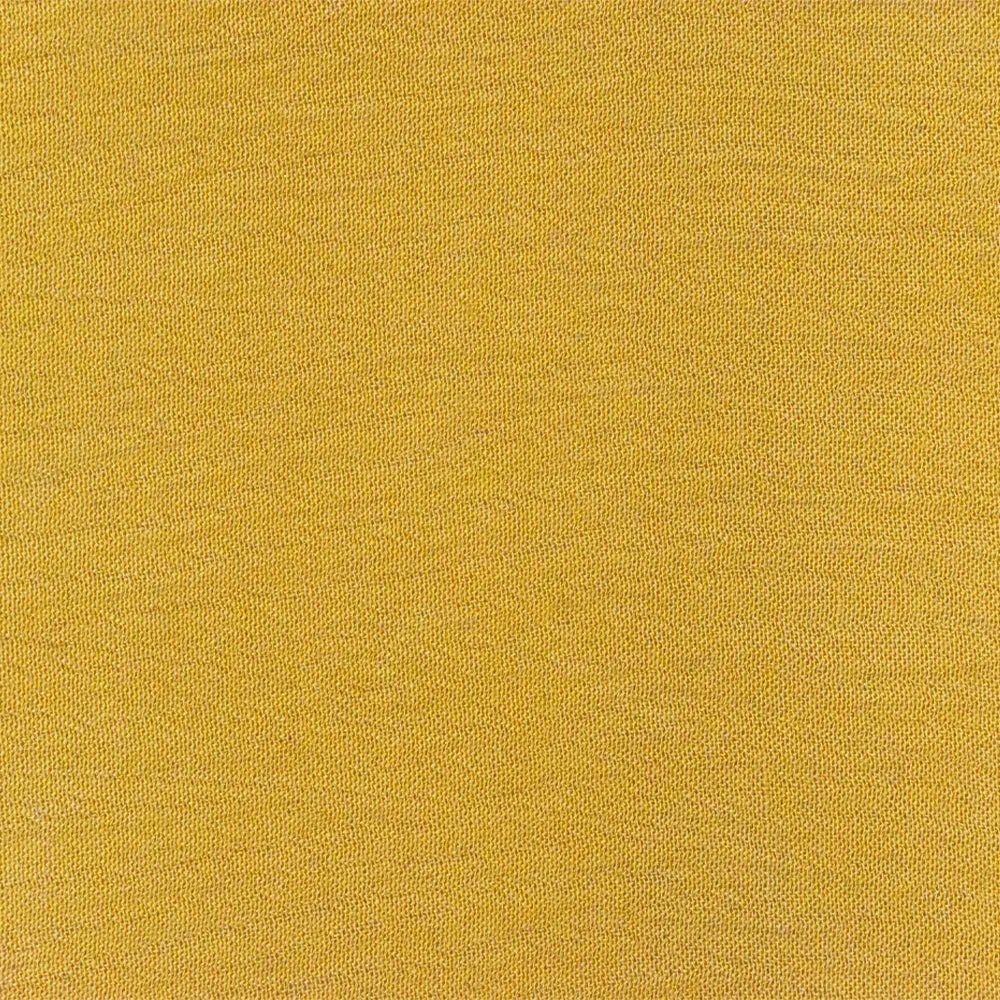 Earth Yellow Famous Designer Crepe Rayon Gauze Woven Fabric