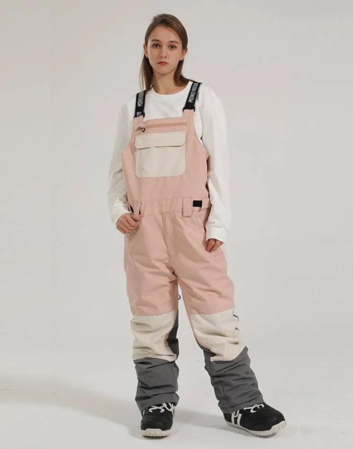 Gsou Snow Mountain Discover Bibs - Light Pink - Women's