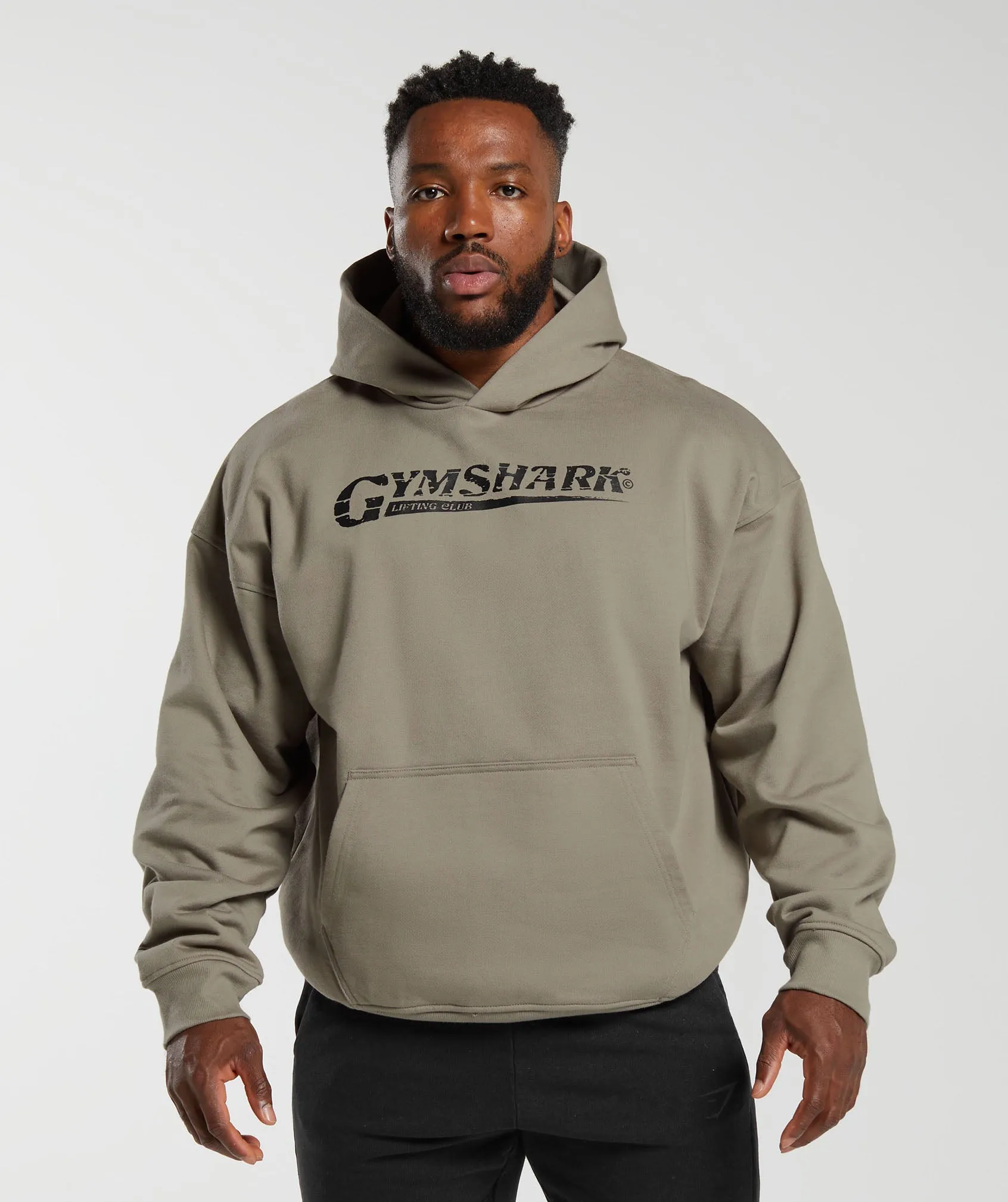 Gymshark Pump Cover Hoodie - Linen Brown