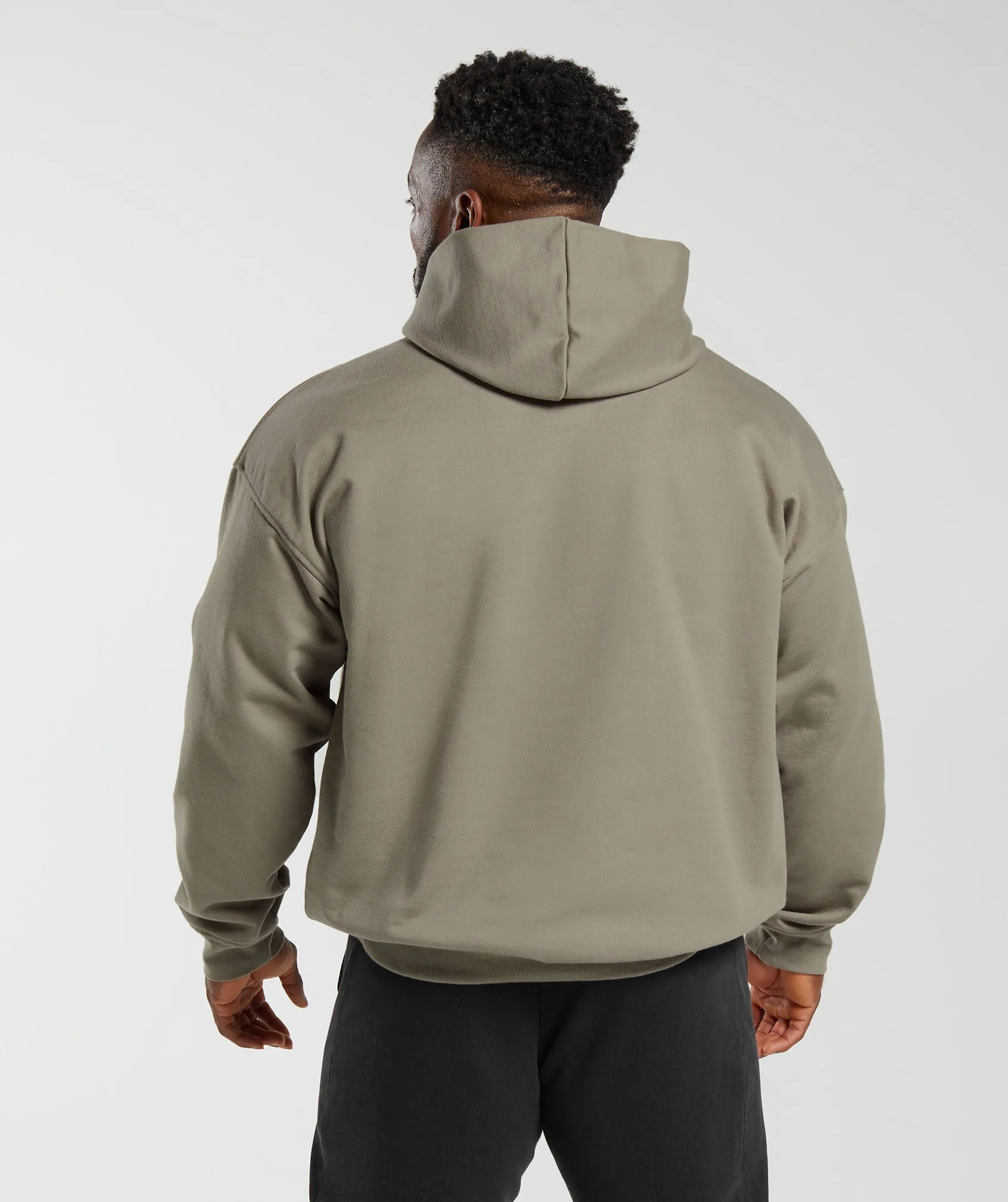 Gymshark Pump Cover Hoodie - Linen Brown