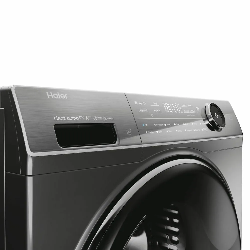 Haier I-Pro Series 7 Plus 9KG Freestanding Tumble Dryer - Antracite | HD90-A3Q979RU1UK