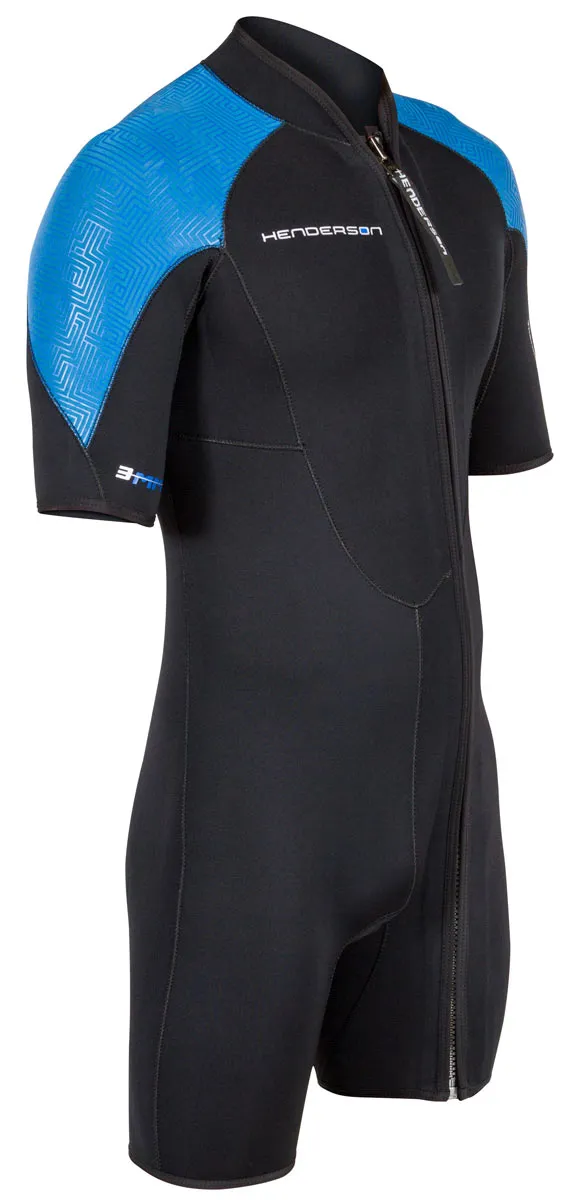 Henderson Men's 3mm Thermoprene Pro Front Zip Shorty Wetsuit