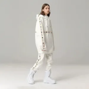 Matched Couple Ski Jackets & Pants Snowboard Half-zipper Hoodies