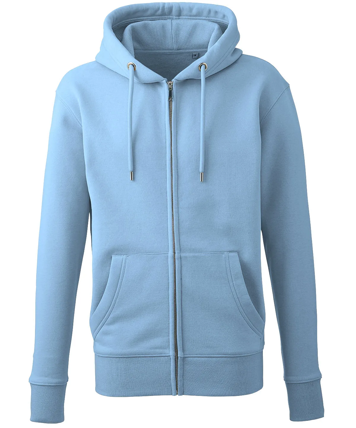 Mens Anthem full-zip hoodie | Light Blue