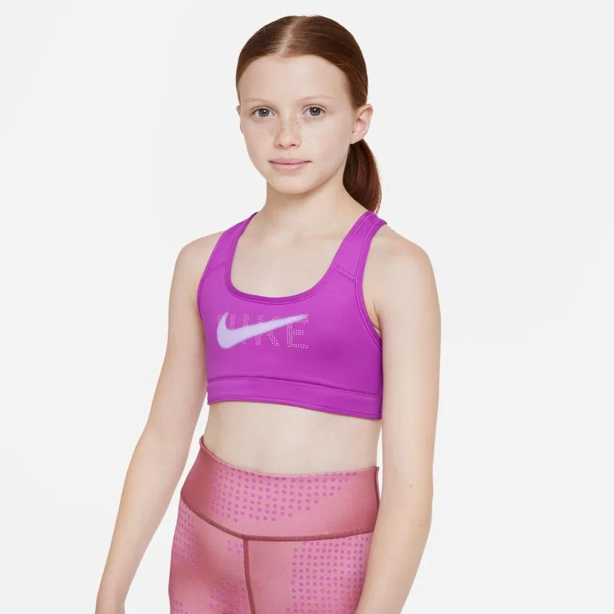 Nike Swoosh Big Kids' (Girls') Reversible Sports Bra