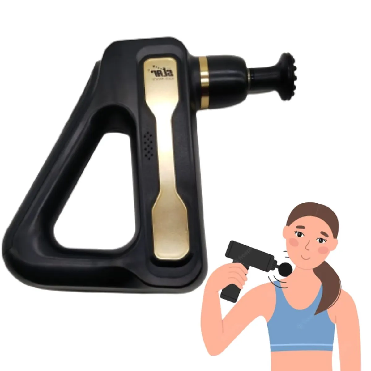 Physio Massage Gun with 8 attachments