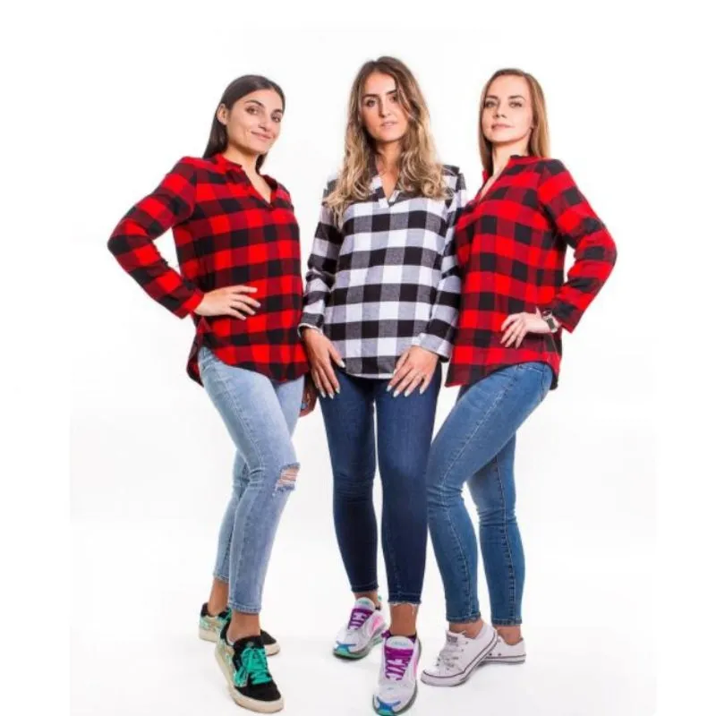 Plaid Women's Party Shirts