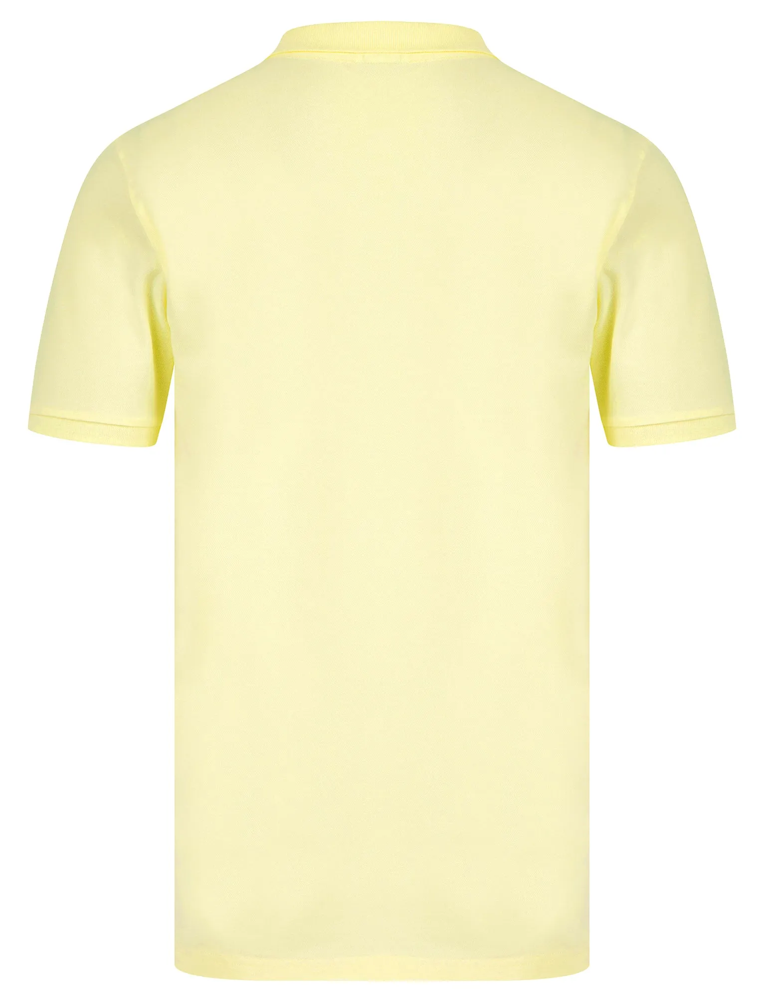 Reeves (2 Pack) Signature Cotton Pique Polo Shirt in Transparent Yellow / Pale Blue - Tokyo Laundry