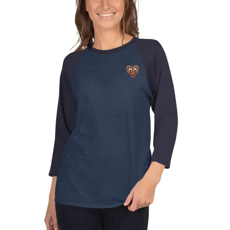 S&B Stylish Women's 3/4 Sleeve Tee | Embrace Maori with Raglan Sleeves | Women's 3/4 Sleeve Top