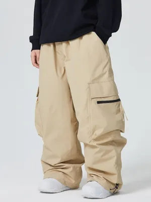 Searipe Zip Pocket Baggy Cargo Snowboard Pants - Men's