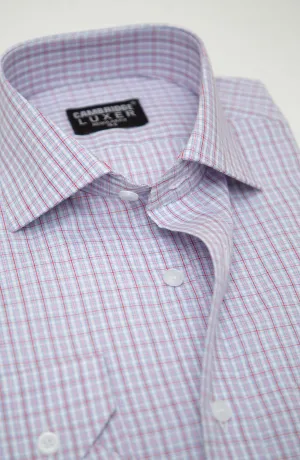 Sky/Red Luxer Formal Shirt