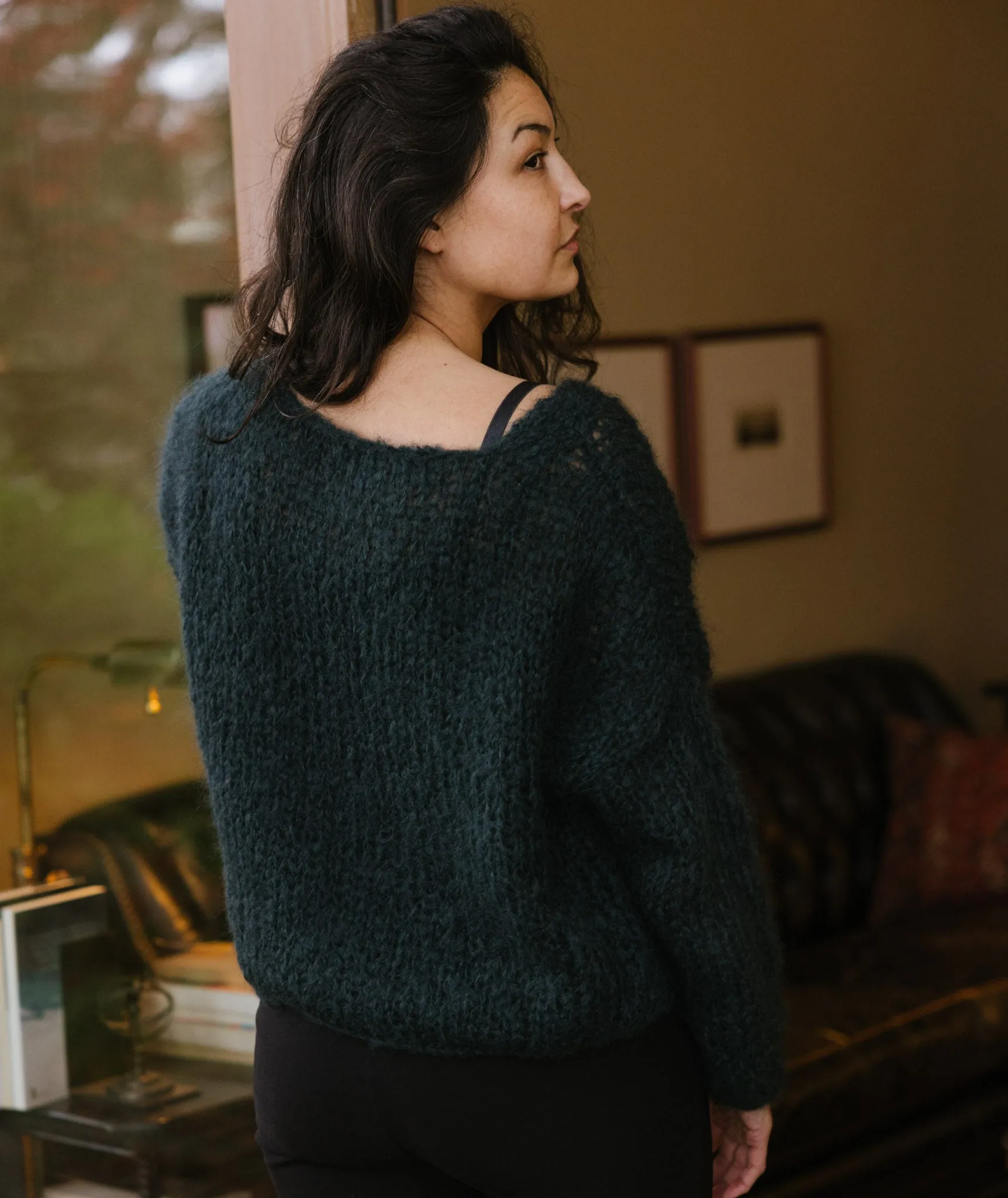 Slouchy Pullover Using Wool and the Gang Take Care Mohair