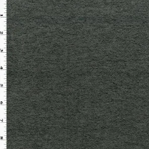 Static Gray/Black Brushed Jersey Knit Fabric