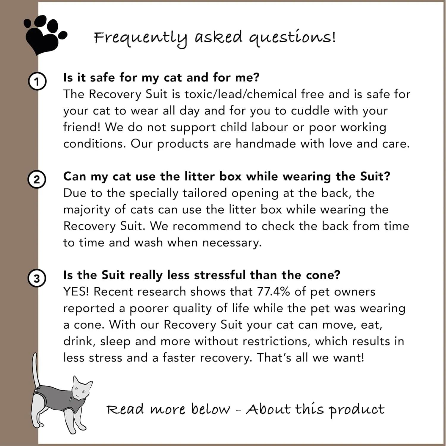 Suitical Recovery Suit for Cats