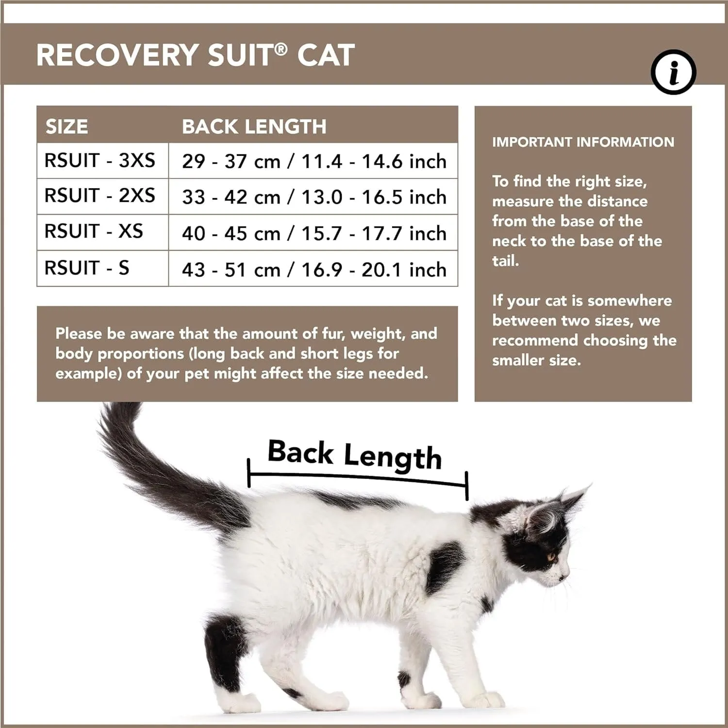 Suitical Recovery Suit for Cats