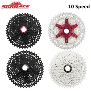 Sunrace 10 Speed Cassette CSMS3 CSMX3 11-40T 42T 46T 51T Bike Cassette fit Shimano SRAM Flywheel 11-40 11-42 11-46 10V Cassette