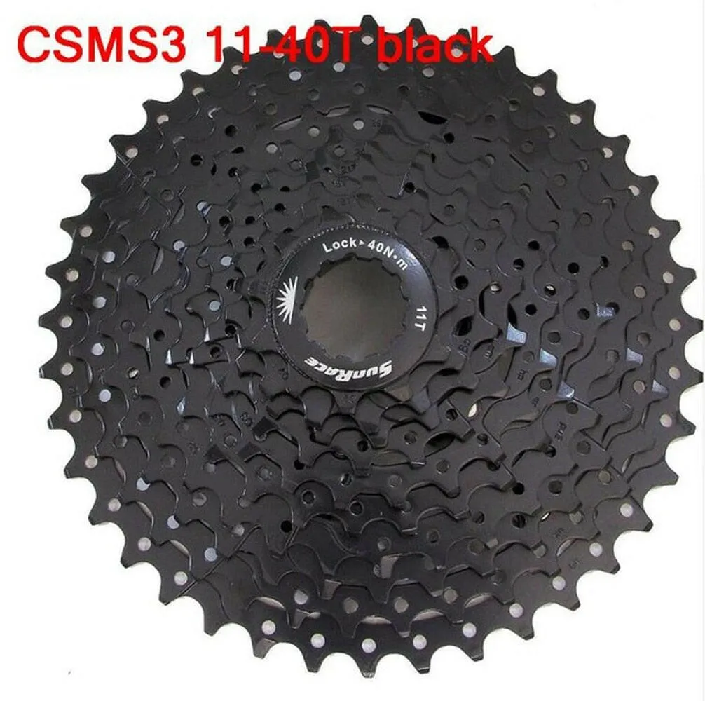 Sunrace 10 Speed Cassette CSMS3 CSMX3 11-40T 42T 46T 51T Bike Cassette fit Shimano SRAM Flywheel 11-40 11-42 11-46 10V Cassette