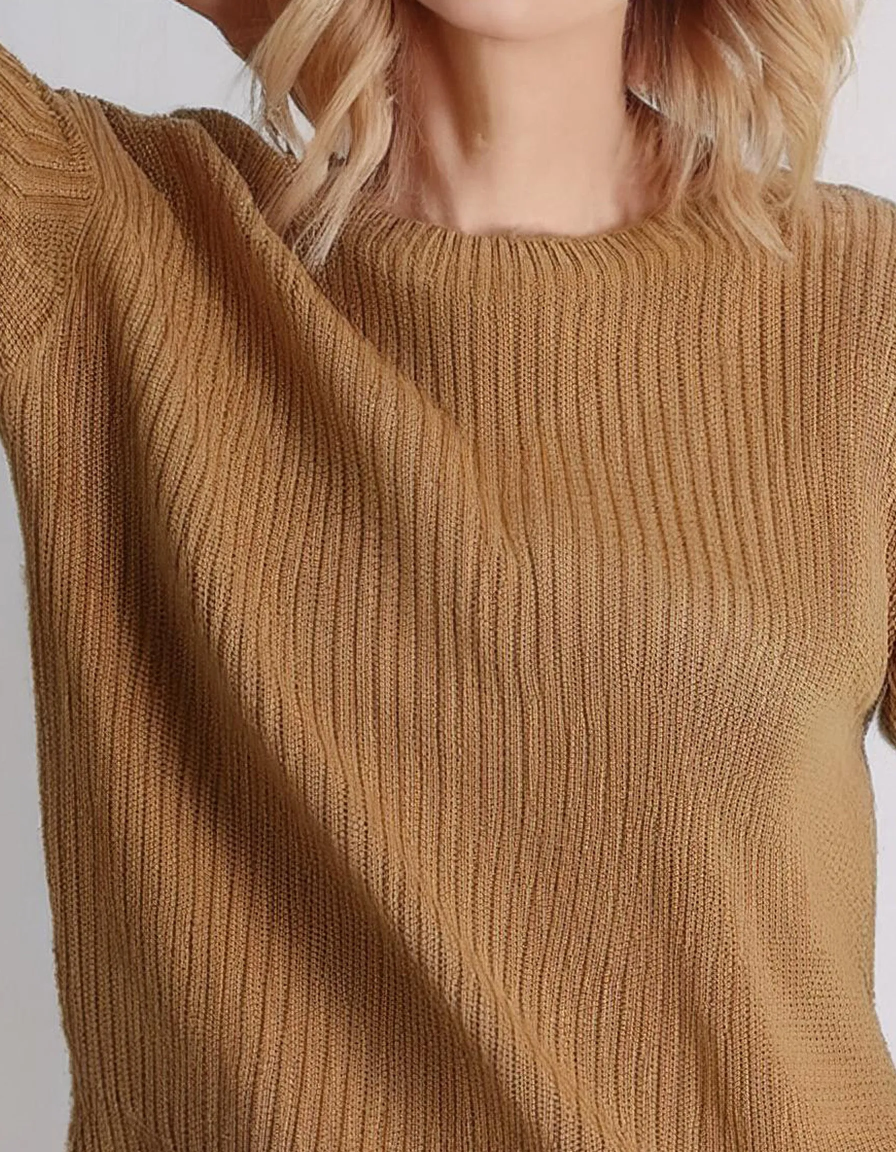 Toasted Almond Crewneck Sweater