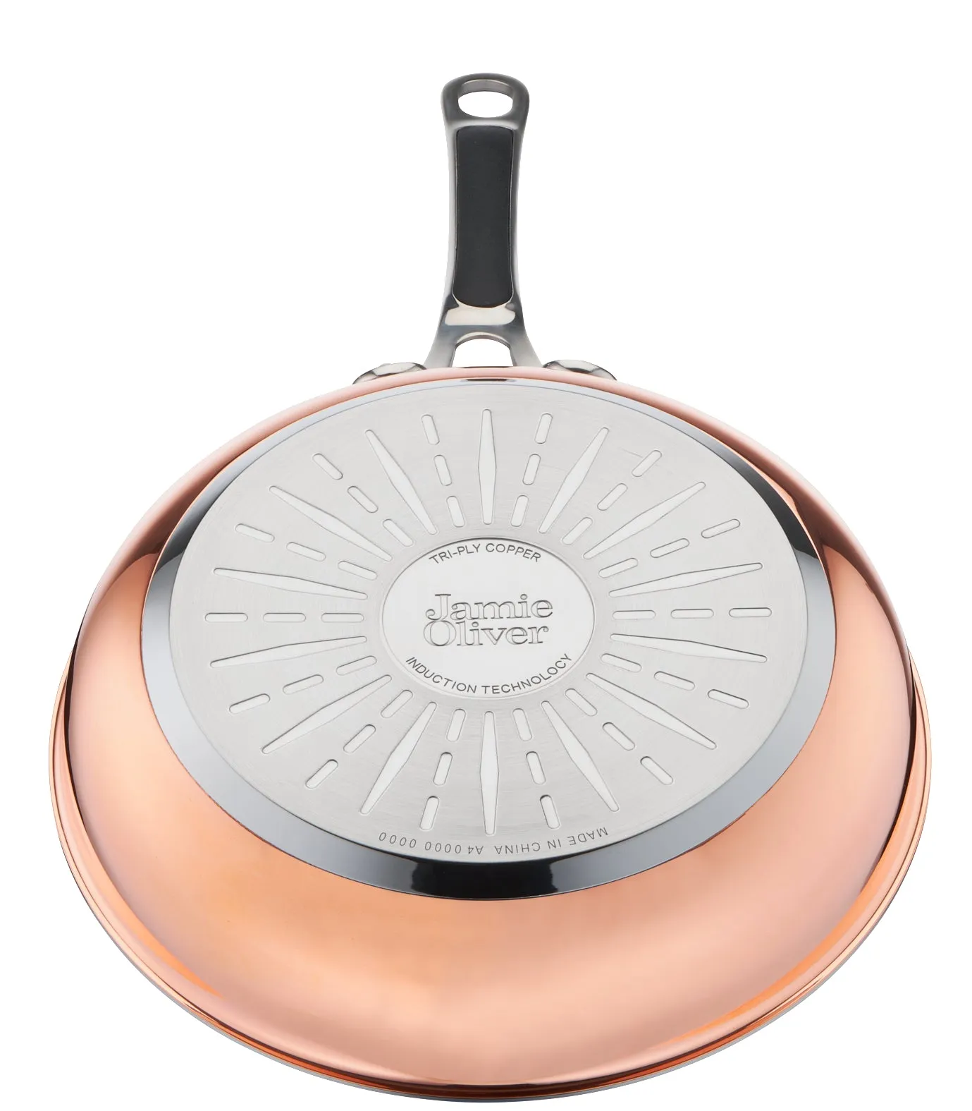 User manual and frequently asked questions Jamie Oliver by Tefal Premium Triply Copper Induction Frying Pan 24cm