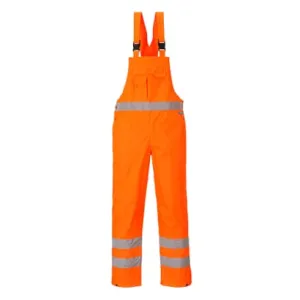 Waterproof Hi-Vis Bib and Brace Unlined RIS 3279 Portwest S388