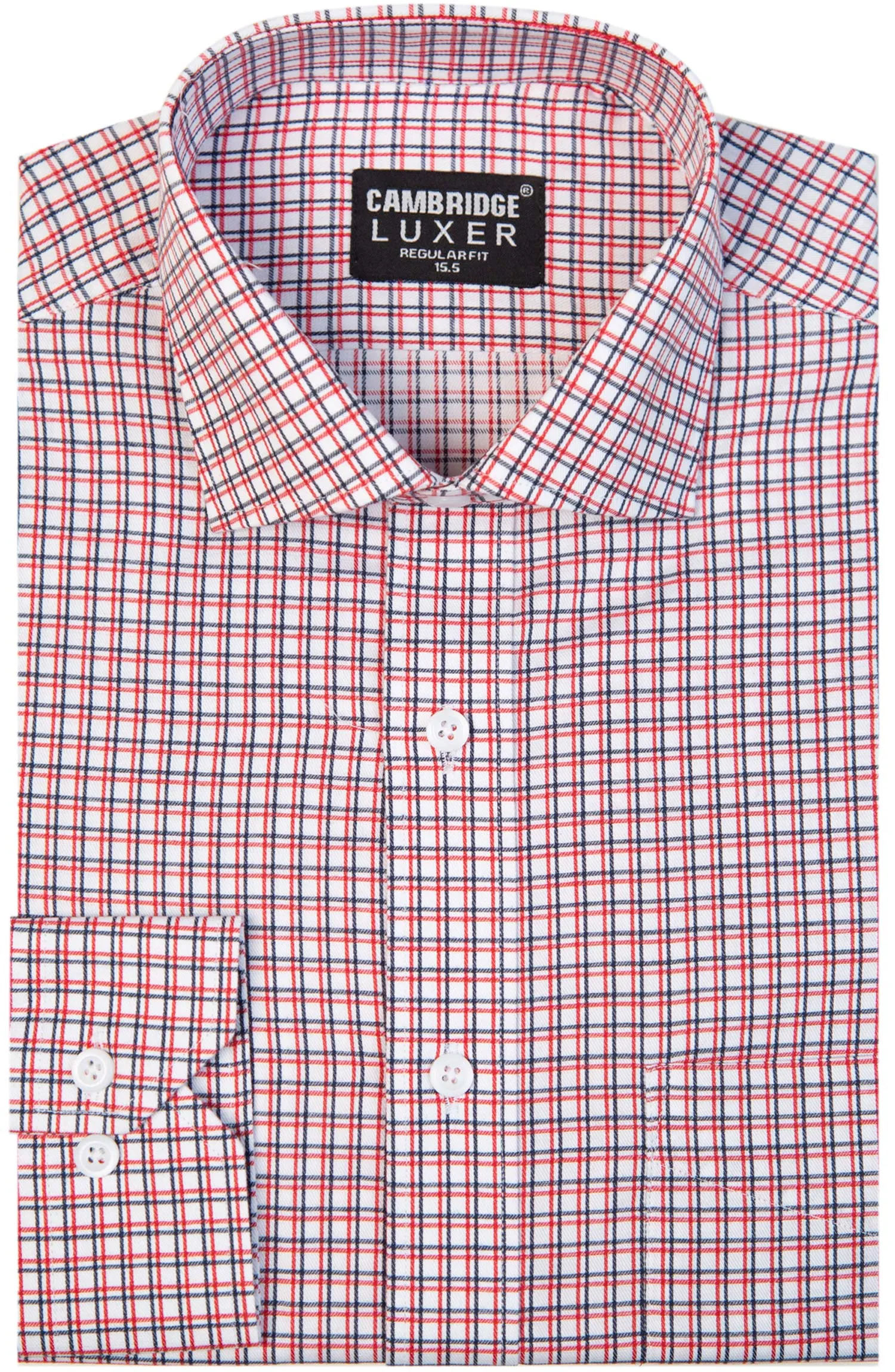 White/Red Luxer Formal Shirt