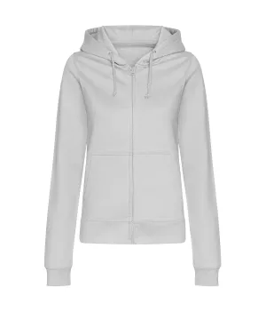 Womens college zoodie | Heather Grey