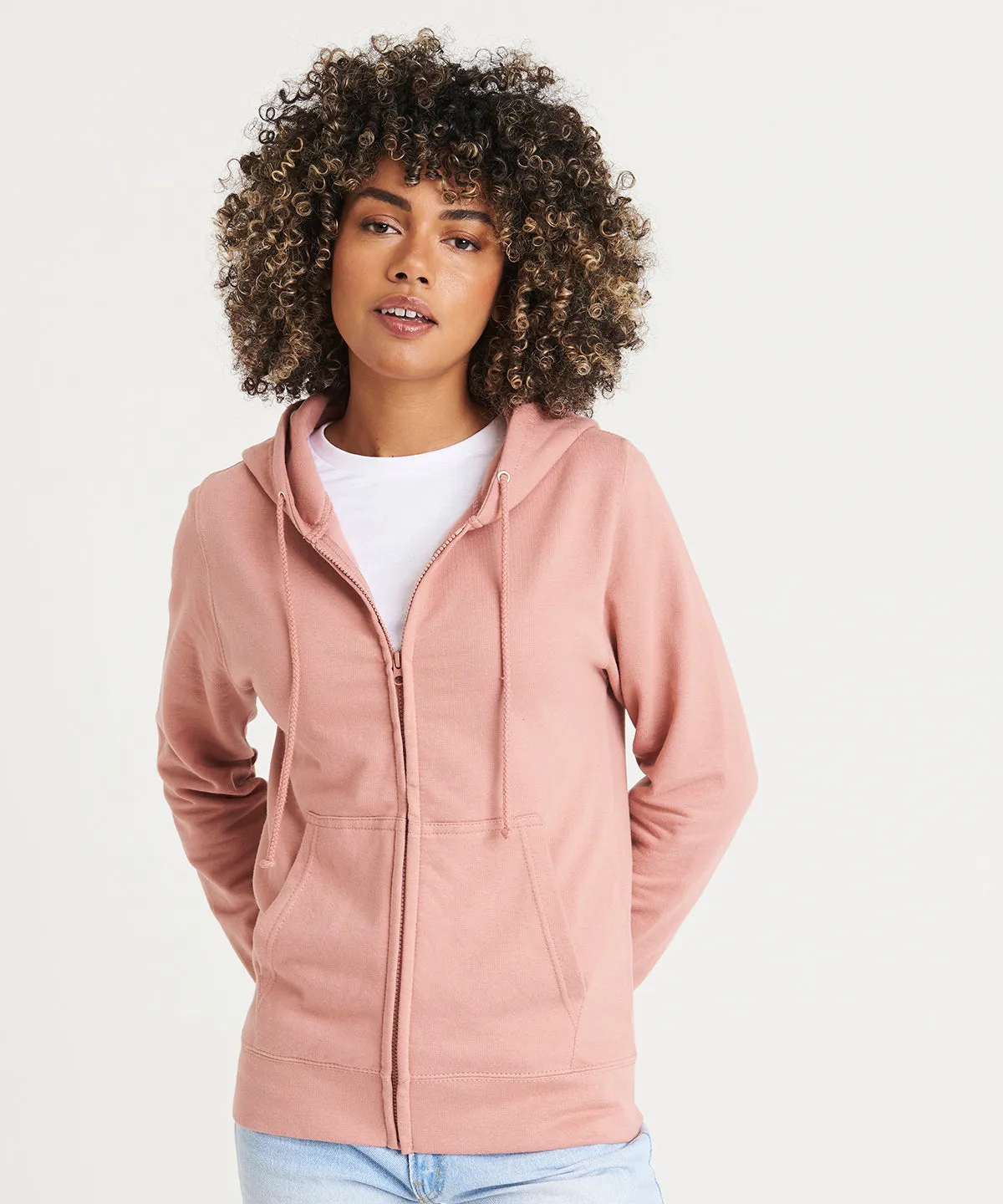 Womens college zoodie | Heather Grey