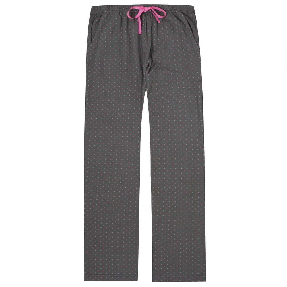 Women's Double Layer Knit Jersey Lounge Pants