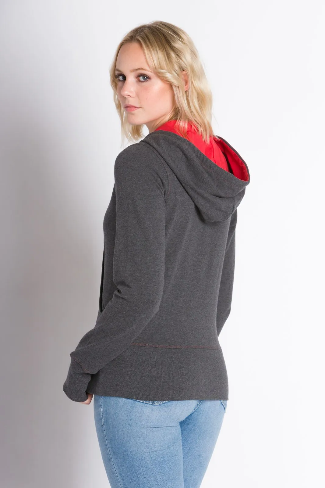 Yasmin | Women's Cotton Zip-up Sweatshirt