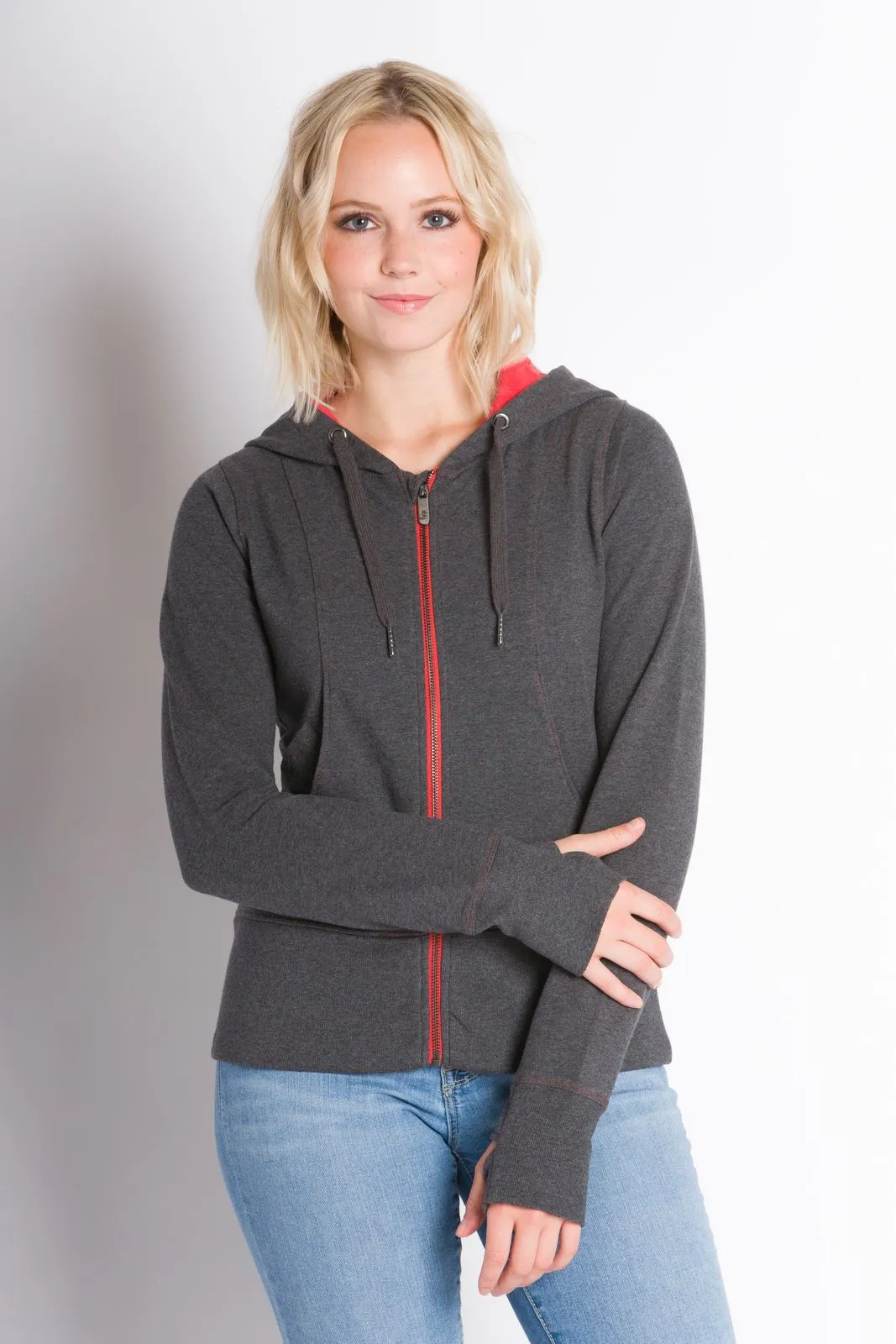 Yasmin | Women's Cotton Zip-up Sweatshirt